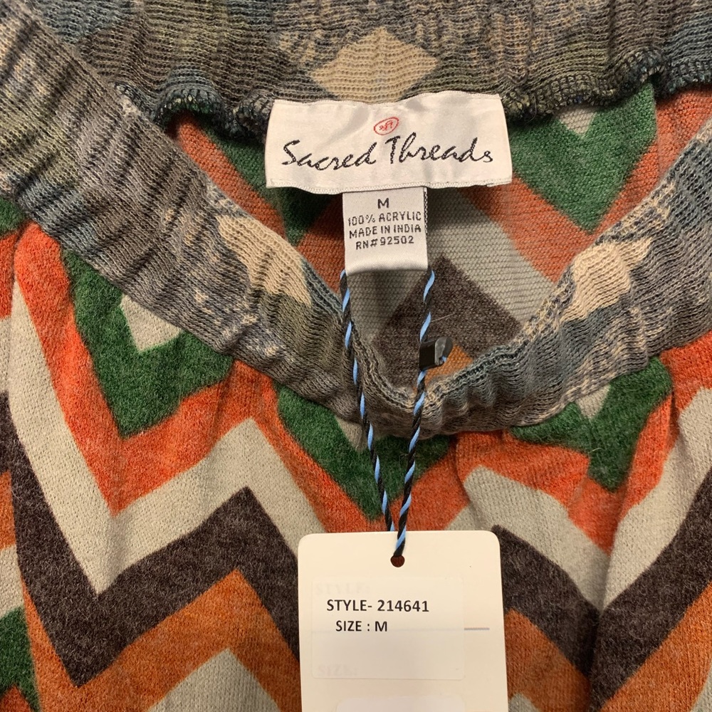 Sacred Thread Maxi multi pattern Skirt - Picture 3 of 4